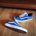 Vans Old Skool | Blau Weiß | EU44 US 10.5 | Gebraucht