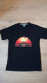 Bio T-Shirt Sonnenuntergang schwarz Größe M