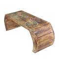 Bali Holz Couchtisch Opiumtisch Betttisch Laptoptisch Lotus Natur Mittel 