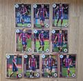 Topps Merlin Chrome 2023-24 - FC Barcelona All 10 Base Cards Lot - Lamine Yamal