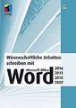 Wissenschaftliche Arbeiten schreiben mit Microsoft Offic... | Buch | Zustand gut