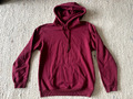 H&M Hoodie Kapuzenpullover Mädchen Größe 175/XS Relaxed Fit weinrot