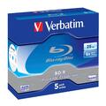 1x5 Verbatim BD-R Blu-Ray 25GB 6x Speed Jewel Case DVD Blu-ray 12cm