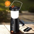 Solar LED Taschenlampe Wiederaufladbare Handkurbel Dynamo Camping Notfalllampe