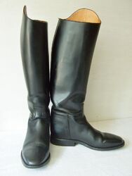 "PETRIE" Gr.40 Reitstiefel hoher Schaft Leder schwarz Absätze neu!!!