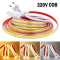 COB LED Band Streifen Stripe Leiste Wasserdicht Lichtschlauch Selbstklebend 230V