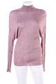 ZARA Pullover Strick M mauve pink