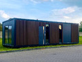 Containerhaus Tinyhouse Küchenzeile Wohncontainer Containerwohnung 10x3,2