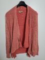 KHUJO Damen Strick Cardigan Modell: Sona Altrosa S