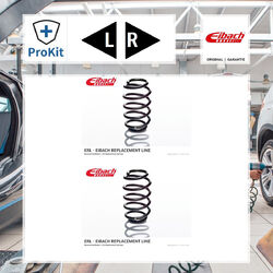 2x ORIGINAL® Eibach R10506 Fahrwerksfeder Hinten passend für Audi A4 A6