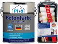 Premium Betonfarbe Sockelfarbe Bodenfarbe Bodenbeschichtung Set Anthrazitgrau