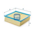 UFI Luftfilter 30.835.00 für AUDI BARKAS DAIMLER JAGUAR LADA PORSCHE TRABANT