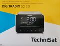 TechniSat DIGITRADIO 52 CD Stereo DAB Radiowecker DAB, Bluetooth,Sleeptimer,WEIß