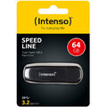 kQ Intenso Speed Line 64 GB USB Stick USB 3.2 SUPERSPEED schwarz