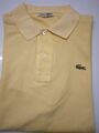 LACOSTE Poloshirt T-Shirt Gr. 50 (5) gelb 100 % Baumwolle