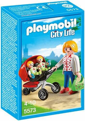 PLAYMOBIL City Life 5573 Zwillingskinderwagen, ab 4 Jahren [Toy Award 2014]