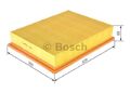 BOSCH (1 457 433 753) Luftfilter Filtereinsatz für MERCEDES