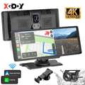 10,26" DashCam 4K DVR Auto-Videorecorder BT WiFi Wireless CarPlay Android Auto