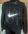 Nike schwarzes bauchfreies Damen-Sweatshirt… Oversize-Passform Größe Small Dri-Fit