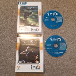 THIEF PC SPIELEPAKET DEADLY SHADOWS DARK PROJECT EIDOS AUSVERKAUFT SOFTWARE CD ROM