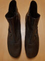 Gabor Damen Leder Stiefeletten, Gr. 7 ( 41 ) schwarz, Reißverschluß, Absatz 3 cm