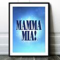 Mamma Mia Der musikalische Posterdruck - West End Wandkunst - Broadway Spieltheater