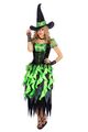 Hexenkostüm Hexe Kostüm Zauberin Waldhexe Witch Hexen Halloween Damen Karneval