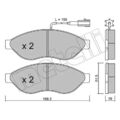 1x ORIGINAL® Metelli 22-0708-1 Bremsbelagsatz, Scheibenbremse Vorne, inkl.