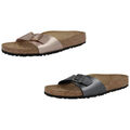 Birkenstock Madrid Birko-Flor schmal Damen Hausschuhe Sandaletten Mules