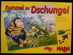 Haba ☆ Rummel im Dschungel Lernspiel Holzspiel Nr.4213 *** Top Zustand *** 100% 