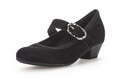 Gabor Comfort Pumps Schwarz Nubukleder Spangenpumps Business Ballerina 139 47