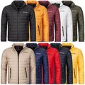 Herren Jacke Steppjacke Übergangsjacke Windbraker Stepp Jacken Winddicht H-276