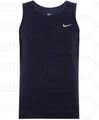 Herren Nike Weste Tank Top ärmellos T-Shirt Singlet - schwarz marinegrau