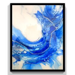 Die Welle Fluid Art Gemälde