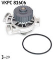 SKF VKPC 81606 Wasserpumpe für AUDI