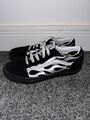 Vans Old Skool Flame UK Größe 5 Skateboardschuhe schwarz guter Zustand