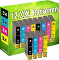 12 PATRONEN SET für EPSON Office B40W BX300F BX310F BX600FW BX610F S20 S21 SX415