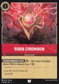 Rubin Chromikon  5SSK-134 Uncommon Himmelsleuchten Lorcana Deutsch