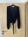 Michael Kors Damen Cardigan Gr M Dunkelblau Wickel Strickjacke 