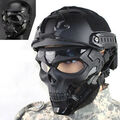 Totenkopf-Gesichtsmaske CS Harley-Helm Taktische Airsoft-Masken Paintball-Schutz