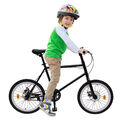 20" Freestyle Kinderfahrrad Mädchen Jungen Fahrrad Kinder Fahrrad Schwarz+Weiß