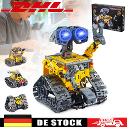 Technik Ferngesteuert Bauspielzeug mit LED 4 in1 RC APP Panzer Roboter Geschenke