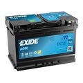 Exide AGM Start-Stop 12V 72 Ah 760A A EK720 ersetzt EK700 AGM700