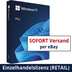 Microsoft Windows 11 Professional Pro Vollversion | RETAIL Lizenz | 24/7 Versand⭐⭐⭐⭐⭐|✔️Deutscher Support ✔️SOFORT Versand