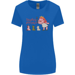 Daddys Prinzessin lustiges Einhorn Teddybär Damen breiter geschnittenes T-Shirt