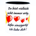 Nicht artig einzigartig Tasse liebe Geschenk Jahrestag Hochzeitstag Valentinstag