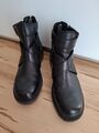 Guess Boots Stiefel Damen Gr. 37 schwarz Leder 1x getragen