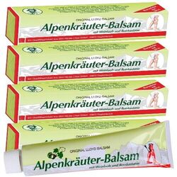 Alpenkräuter Balsam Creme mit Rote Weinlaub Rosskastanie Emulsion Lloyd 200ml 4x