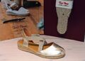 TONI PONS Leder Espadrilles Sandale Wedges ELINA Platin - Made in Spain - Neu !