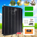 12V 50W Solarpanel Solarzelle Solar Solarpanel-Ladegerät Kit+100A Controller